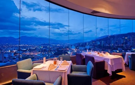 Dinner at Bellini, the largest revolving restaurant in the world