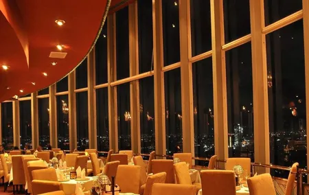Dinner at the Revolving Bellini Restaurant in Mexico City