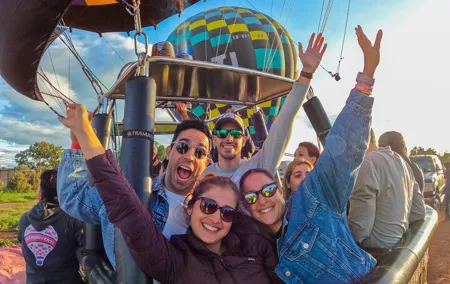 Flight in Balloon Teotihuacan+Archaeological Zone+ Breakfast in CUEVA