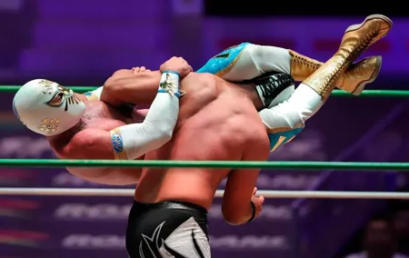 Wrestling show and a Mexican dinner