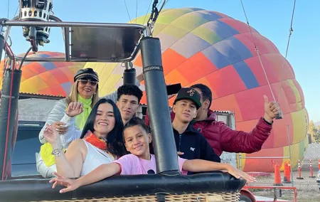 Balloon Flight at Sunrise over Teotihuacan