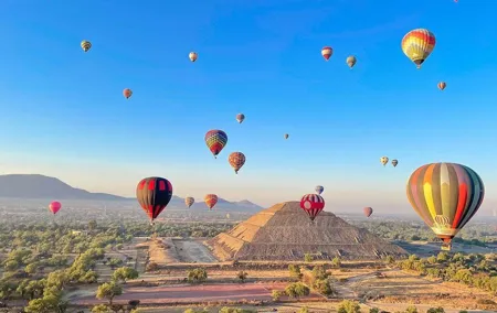 TEOTIHUACAN BALLOON RIDE (Private Transportation & Guided Tour)