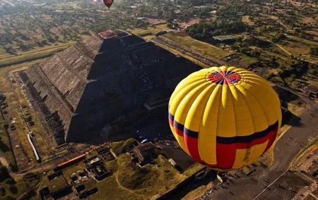 Hot Air Balloon Tour in Teotihuacan from Mexico City