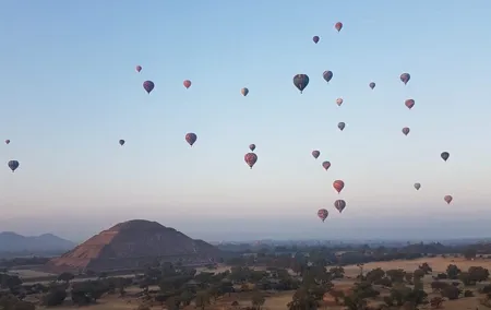 Hot Air Balloon Teotihuacan Tour