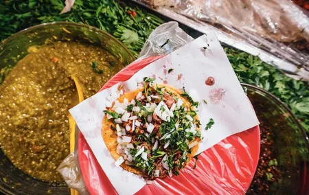 Mexico City evening street taco tour