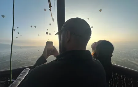 Hot Air Balloon Ride Over Teotihuacan