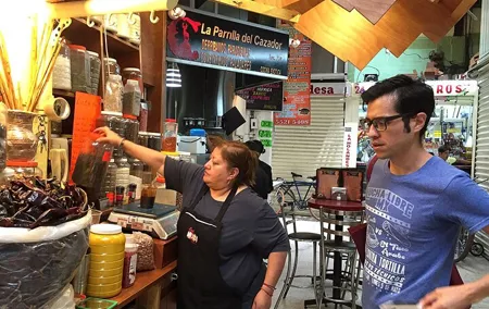 Private Market Tour, Cooking Class in Mexico City with Alex & Ale