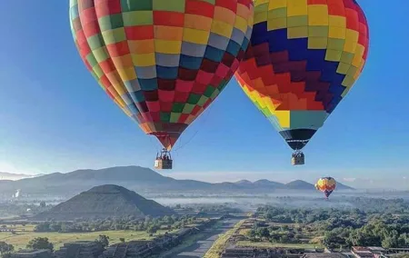 Shared Teotihuacan Balloon Ride with visit to the Basilica