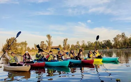 Private Kayak tour through the canals of Xochimilco