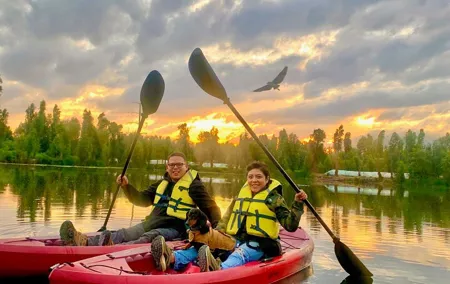 Kayak tour in Xochimilco