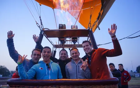 Balloon flight through Teotihuacan + Transportation CDMX + Pyramids