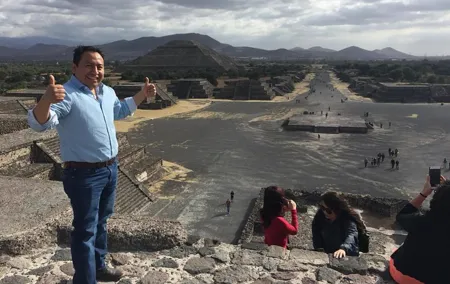 Combo 2 days. Day 1: Mexico City Tour and Pyramids. Day 2: Taxco and Cuernavaca