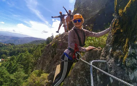 Via Ferrata Adventure at 2 Hrs from Mexico City