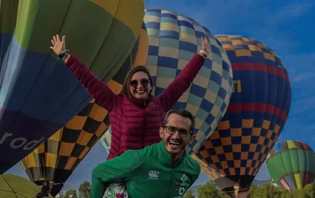 Private Romantic Balloon Flight over Teotihuacan for Couples