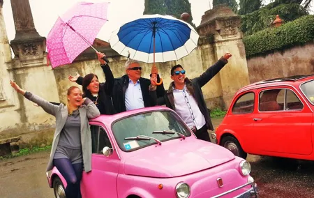 The ORIGINAL 90' Fiat 500 chauffeured Tour in Rome