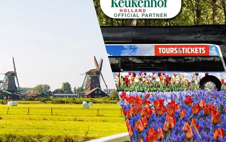 Amsterdam: Windmills, Marken, Volendam and Guided Keukenhof Visit