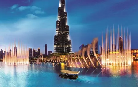 Boat Ride Admission to Dubai Fountain at Burj Khalifa Lake