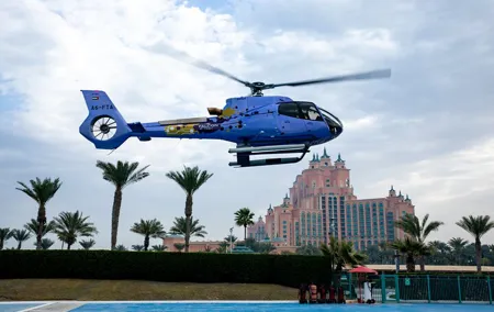 Dubai Helicopter Tour And Speedboat Ride