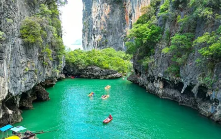 James Bond Island and Phang Nga Bay Cave Canoeing by Speedboat