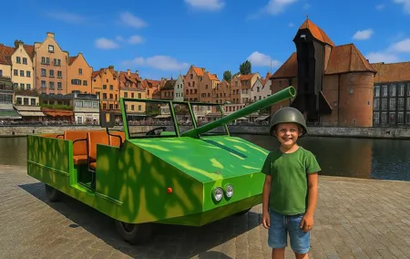 Gdansk Fun Military-Style Family Adventure Tour by Tank Car