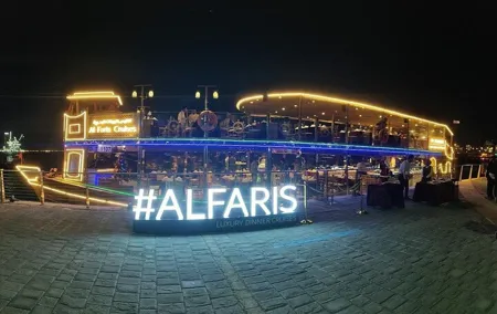 Dubai Canal Dinner Cruise with La Perle Show GOLD Tickets Combo