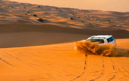 Luxury Desert Safari with Dune Bashing Camel Rides and BBQ Dinner