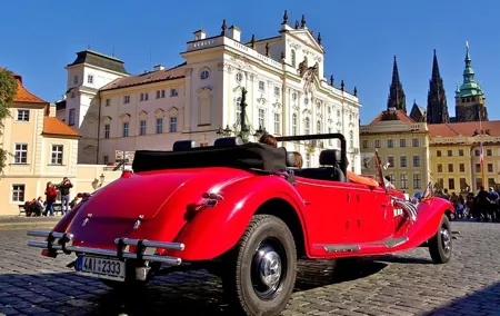 Small-Group Prague Sightseeing Tour by Vintage Car