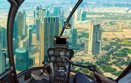 Helicopter Ride Over Dubai Landmarks with Optional Transfers
