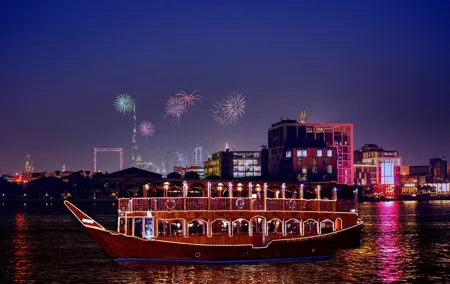 New Year's Eve Creek Dhow Dinner Cruise