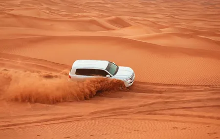 Dubai Desert Safari: Platinum Camp, Private Transfer