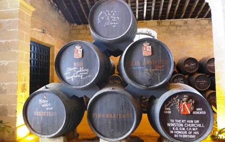 Private Jerez Winery and Jerez Brandy Experience from Seville Hotel pick up