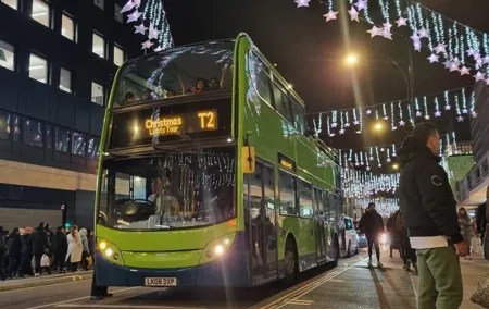 Christmas Lights Open Top Bus Tour in London