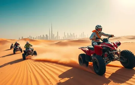 Dubai ATV Quad Bike Tour in Desert with Hotel Transfer