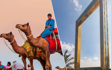 Combo Dubai Desert Safari and Dubai Frame Tickets Only