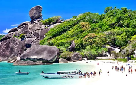 Phuket Similan Island Andaman Ocean Tour by Van and Speedboat