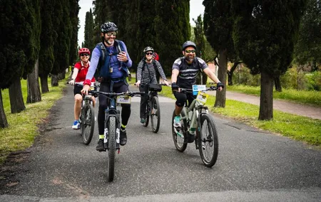 Guided tour of the Appia Antica by E-bike with aperitif