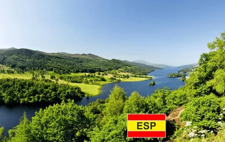 Stirling, Highlands & Distillery in Spanish
