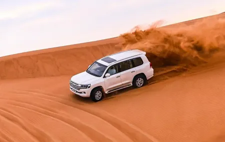 Red Sand Desert Safari with 4x4 DuneDrive & Arabic Style Khayma