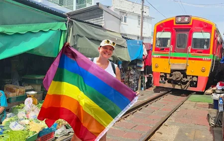 Bangkok Pride LGBTIQ Markets Rooftop Cocktails and Calypso