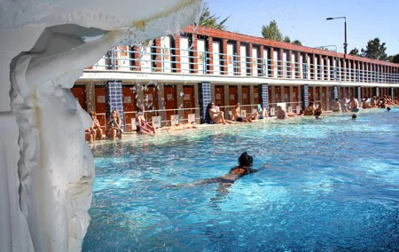 Explore Budapest's Csillaghegyi Strandford Water Park