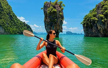 Phang Nga Bay Sea Cave Canoeing and James Bond Island from Phuket