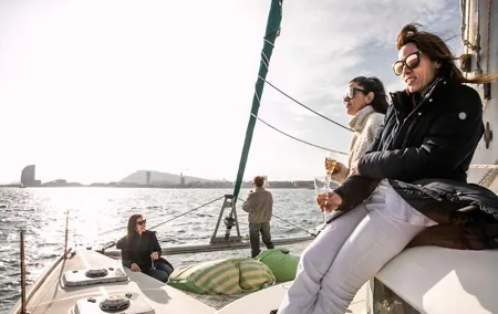 Barcelona Private Catamaran, Snacks and Cava, Sunset Option