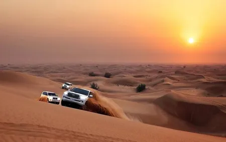 Dubai Desert Safari with Quad Bike, Camel Ride & BBQ Dinner Feast