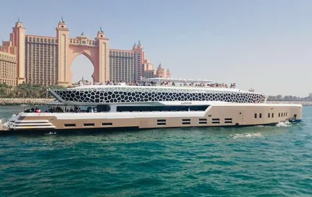Lotus Mega Yacht Dinner with Optional Transfers