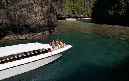 Phuket Speedboat Tour to Coral Island Kahung Beach