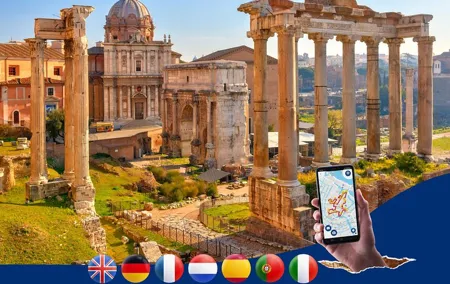 Rome The Ancient World: City Walk with Audio Guide on your Phone