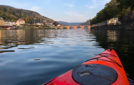 Kayak-Tour in Heidelberg on river Neckar
