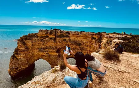 Algarve Tour with a photographer From Lisbon+boat ride