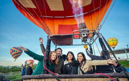 Balloon Ride with Breakfast in Cave from CDMX