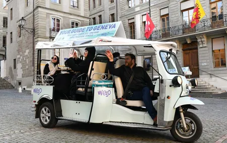 Private Guided Geneva 1 Hour TukTuk City Tour